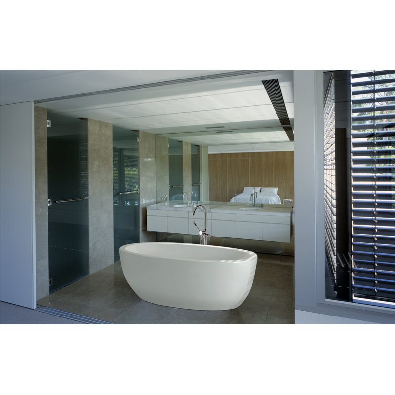 MTI Solutions Freestanding Soaker Tub