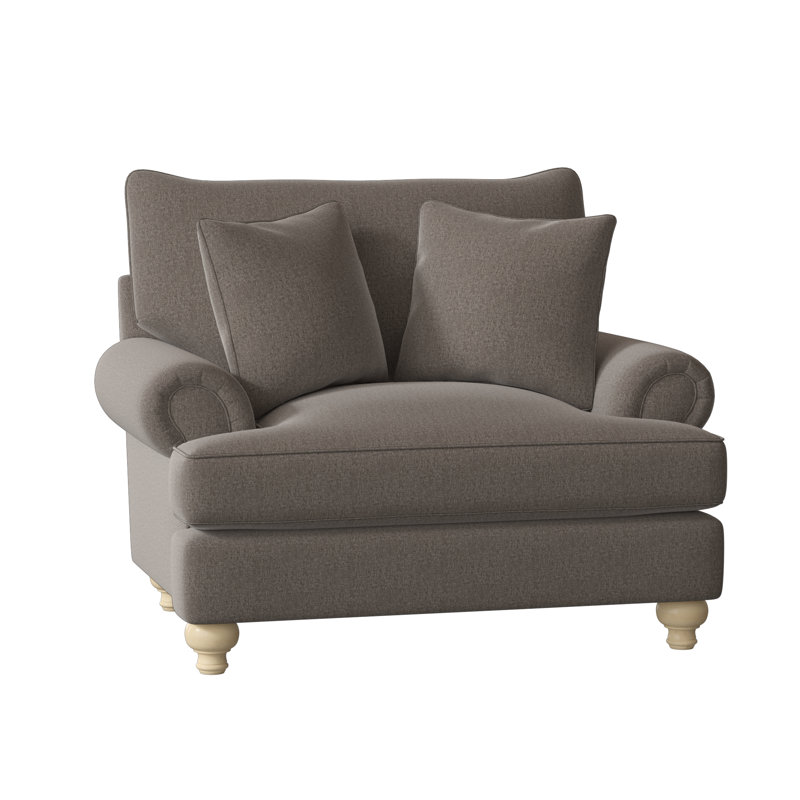 Fauteuil Duckling, Chenille performance gris Craftwood 42, Lin, Oui