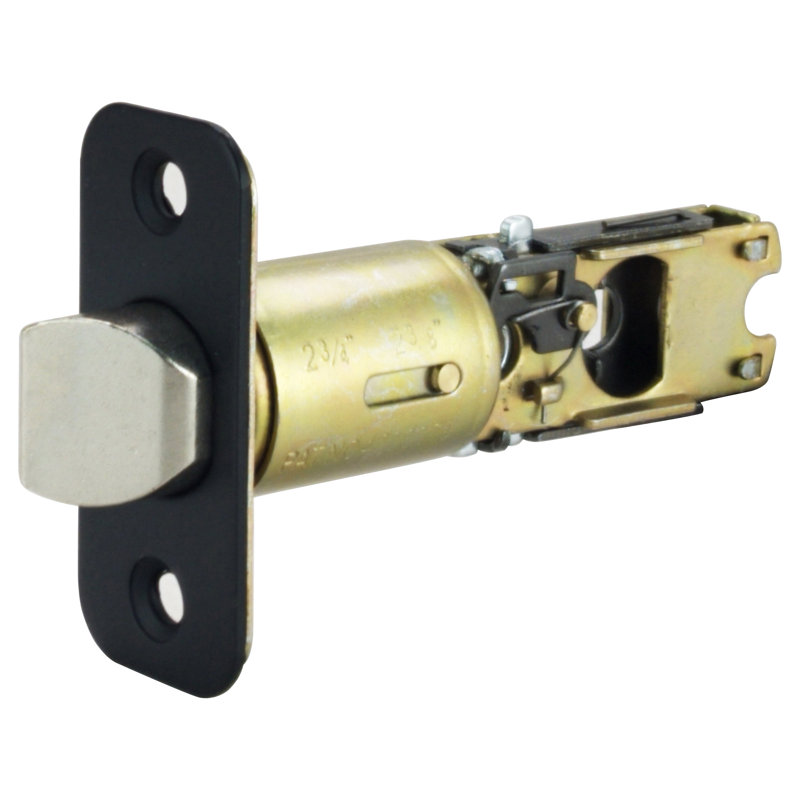 2-Way Adjustable Passage Corner Latch, Black
