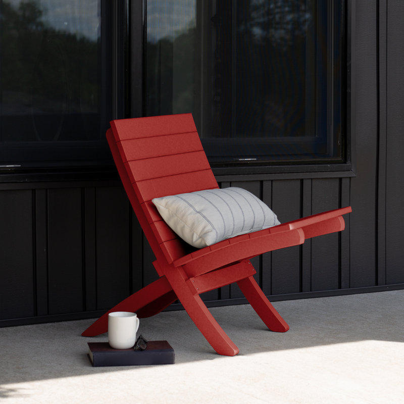 Chaise d'appoint Haven, Rouge cabine de bateau
