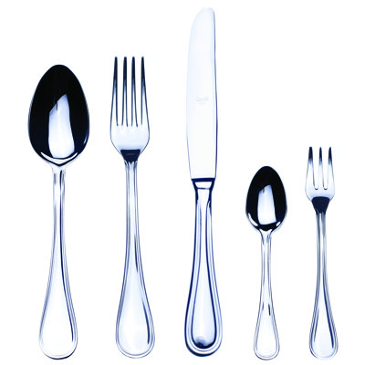 Ensemble de couverts Boheme avec fourchettes à gâteaux - 30 pièces - Acier inoxydable