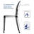 Modway Casper Modern Acrylic Stacking Four Dining Armchairs-637177538