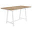 Ingamar 7-Piece Counter Height Dining Set Brown And White