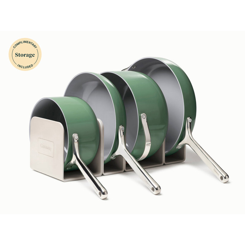 Caraway Non-Toxic Ceramic Nonstick Cookware Set, Sage