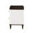 Carena White & Walnut Finish Night Stand W/USB-1206061999