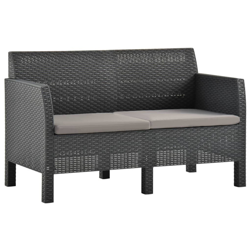 48" Wide Patio Sofa with Cushions