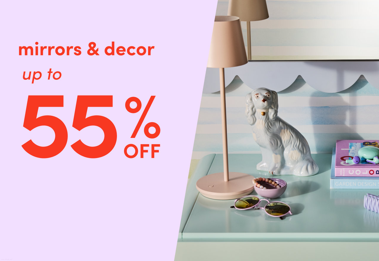 mirrors & decor clearance