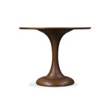Eastman Round Oak Pedestal Dining Table