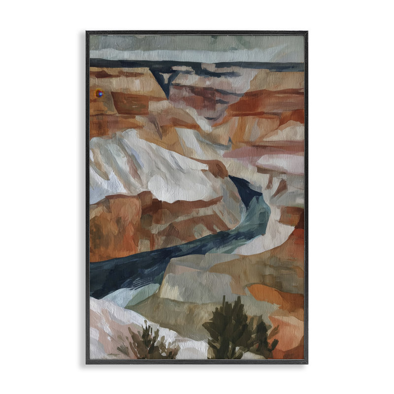 Giclée encadrée, impression par Canyon Canyon, 24 x 16, Midnight Black Giclee Framed