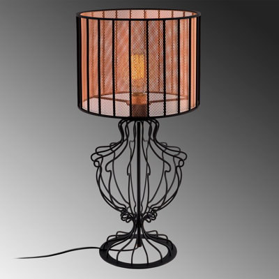 Lampe de table noire 24,02 po Crowland