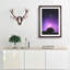 Shooting Star Above the Tree in Abstract - Picture Frame Graphic Art Print-55764521-55764522