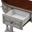 Canapé console 52 po moderne et contemporain pour table d'entrée avec 4 tiroirs et 1 tablette