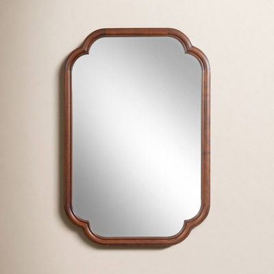 Brandis Wooden Bathroom Wall Mirror