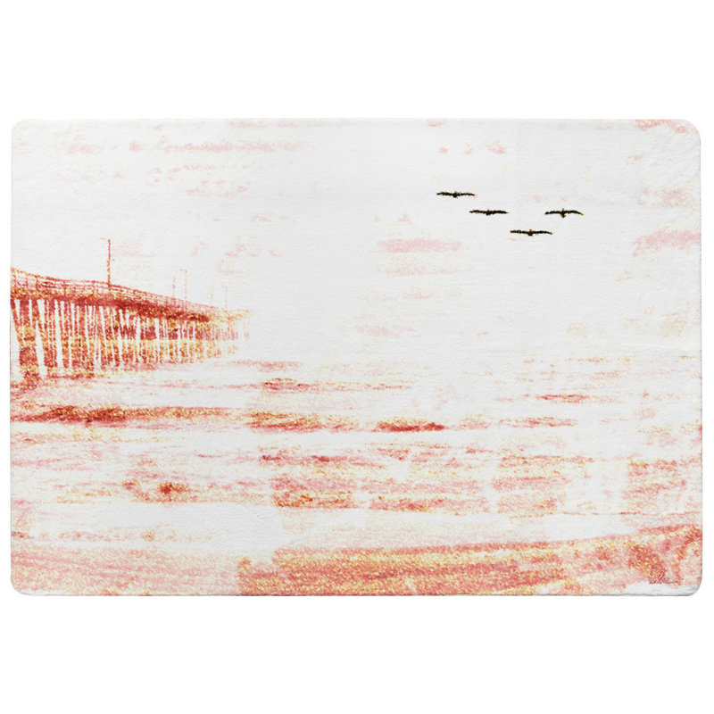 Turner Rectangle Animal Print and Chevron Shag, Rectangle 60 x 110cm