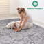 Tapis gris / argenté / oriental LOOM & LUXE-110834240