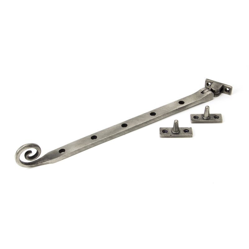 Monkeytail Stay Door Accessory, Antique Pewter, 32" W