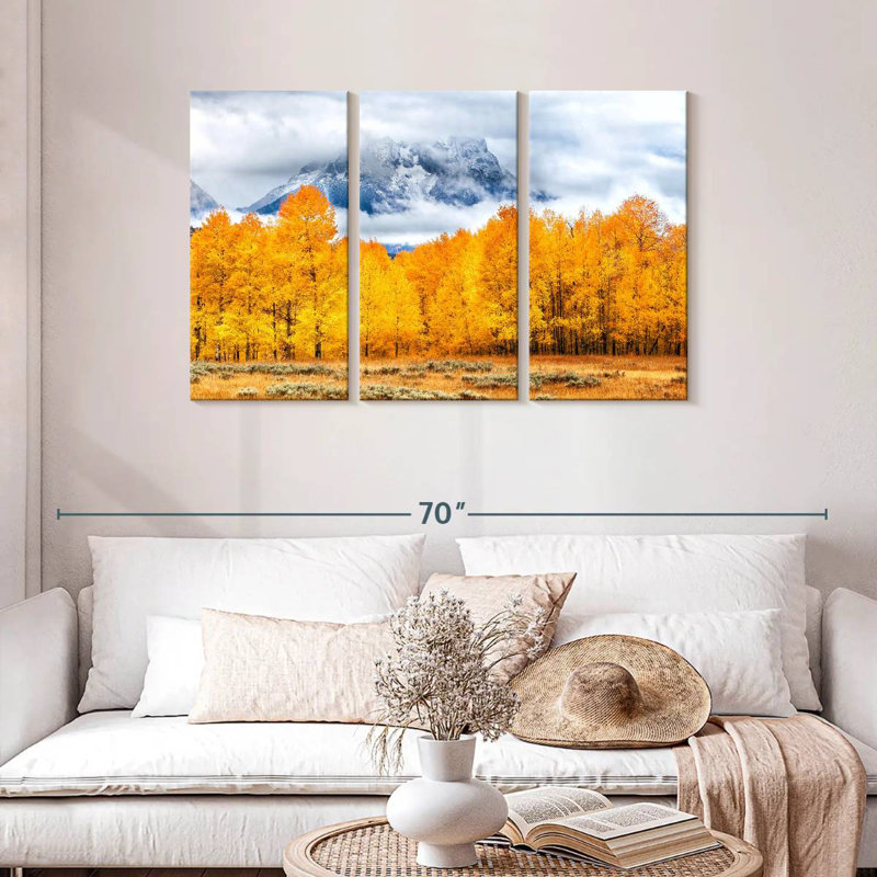 Alvord Golden Teton Autumn, H 28 po x l 45 po