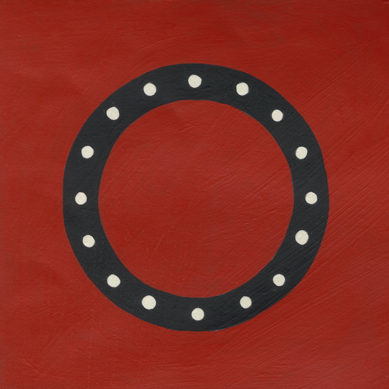 Luciens O 6-up by Chariklia Zarris - Wrapped Canvas Print, 51cm H x 51cm W  