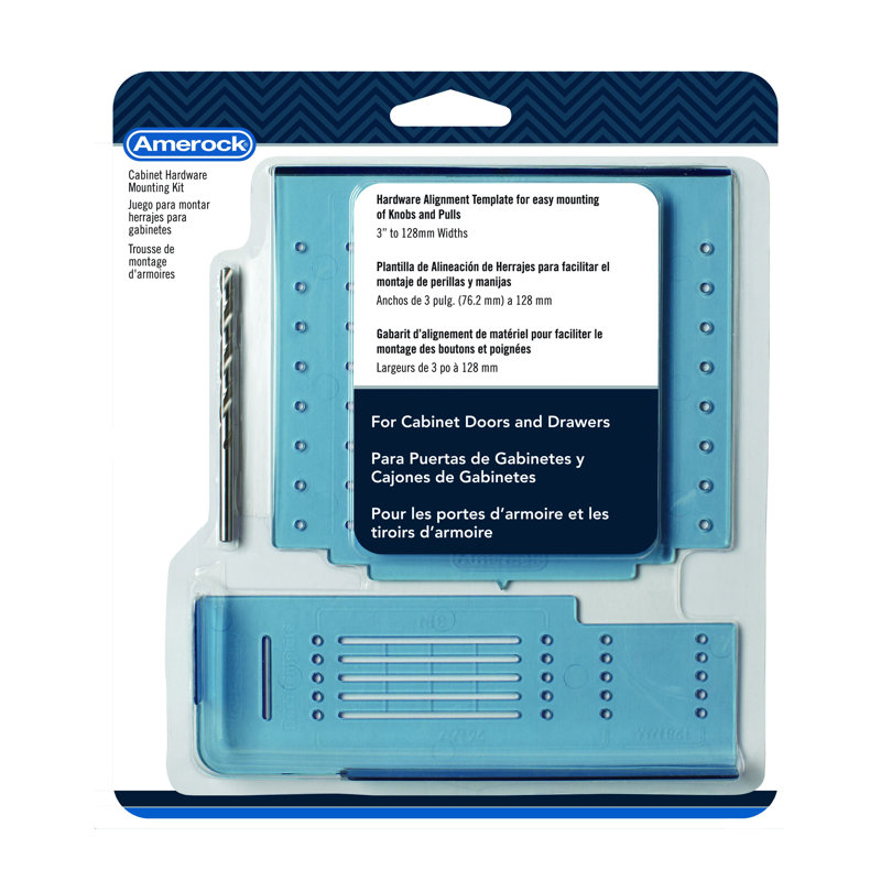 Cabinet Hardware Door and Drawer Installation Template
