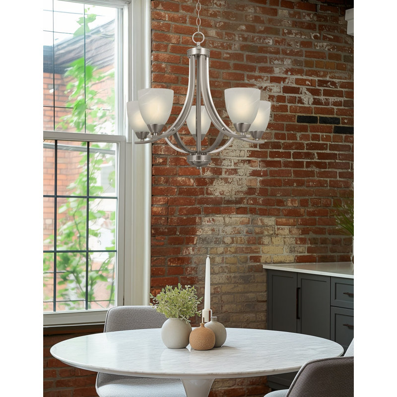 Derryn 5 - Light Dimmable Empire Chandelier