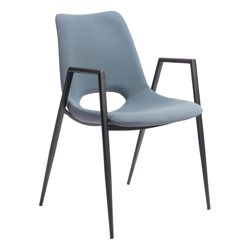 Ensemble de chaises Desi (ensemble de 2), Gris azure