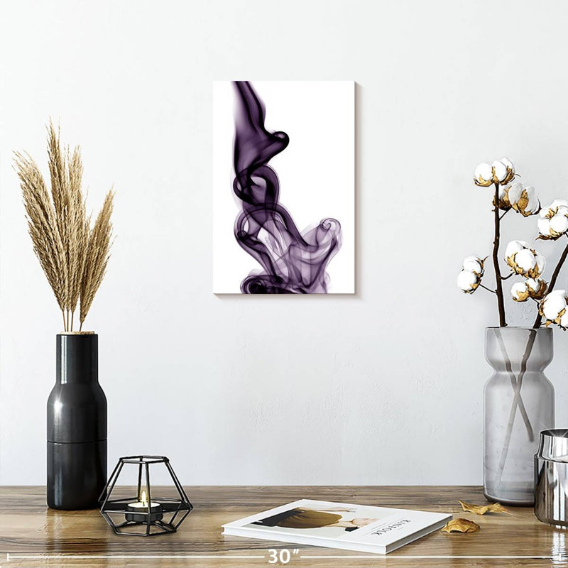 Avery Purple Smoke, 12" H x 8" W