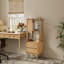 Vitrine en bois avec tiroirs Annice-948403035