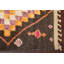 Tapis de couloir unique en laine noué à la main brun de 3 pi 1 po x 12 pi 11 po