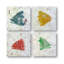 Roly Poly Fish Heads Set By John Beard - Gallery Wrapped Canvas Print Print by John Beard-1122332580