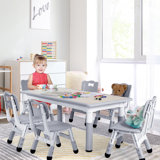 Aarianna Kids 7 Piece Play Or Activity Table and Chair Set