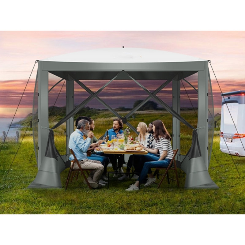 6'x6' Instant Pop-Up Gazebo Canopy , Gray