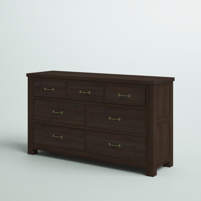 Commode 7 tiroirs Mateo, Espresso