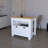 Kitchen Island, White / Macadamia-24488566