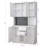 74" Kitchen Pantry with Microwave Shelf-398679170