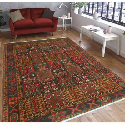 Ghibbs One-of-a-Kind 6'8" X 9'6" 1980s Wool Area Rug