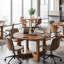39.37cm Solid Wood Round Conference Table