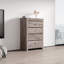 Commode en chêne 34,6 po 4S Kansas