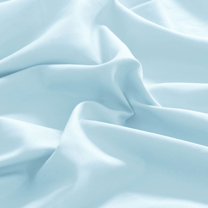 Soft Microfiber Single Flat Sheet - Basics by Wayfair™, Twin Flat Sheet, Aqua