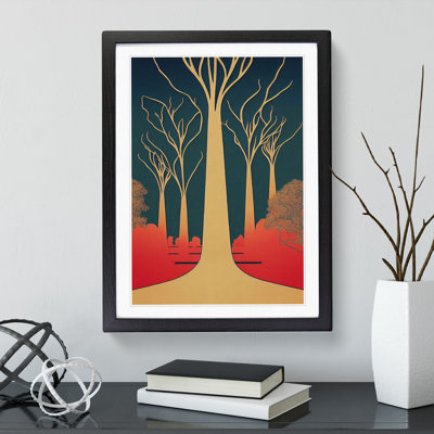 Bold Abstract Tree No.3 - Single Picture Frame Print
