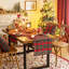 Chemin de table de Noël arbre de Noël, décoration de table de salle à manger saisonnière pour la fête-693851930-693851925-680798185