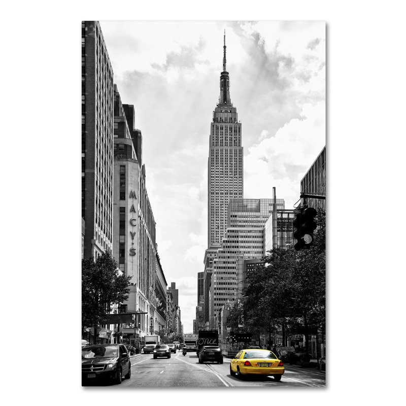 «Living in New York», reproduction de photo sur toile tendue, H 24 po x l 16 po x P 2 po
