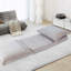 Chaise de plancher réglable avec siège ergonomique, mousse douce, fauteuil multifonctionnel en tissu chenille, double usage, réduction
