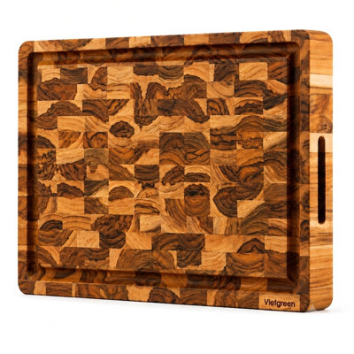 Vietgreen Teak End Grain Cutting Boards 20x14x1.5"