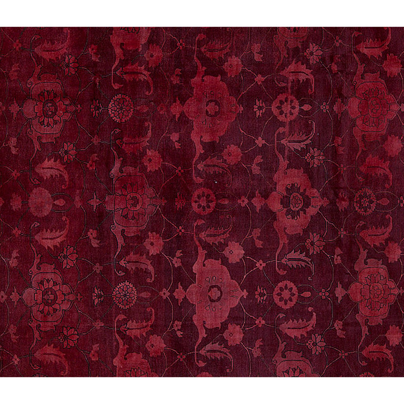 Overdyed One-of-a-Kind 10'10" X 13'11" Area Rug