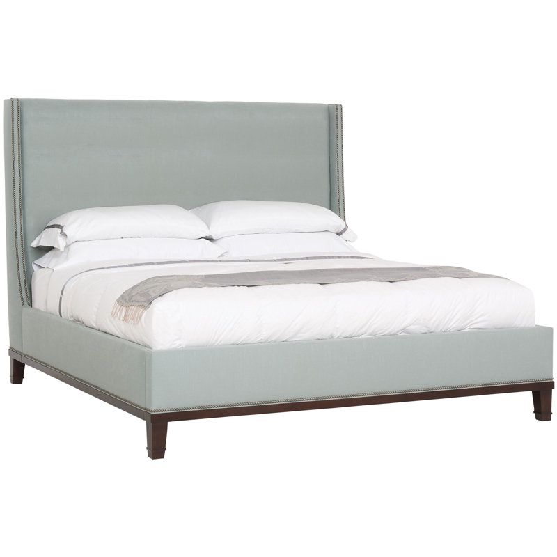 Cleo By Michael Weiss Upholstered Bed, Tuck Graphite, Wrenn