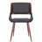 Mid-Century Modern Fabric Side Chair-1578373999