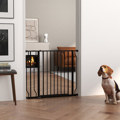 Dog Gate Stair Gate with Door