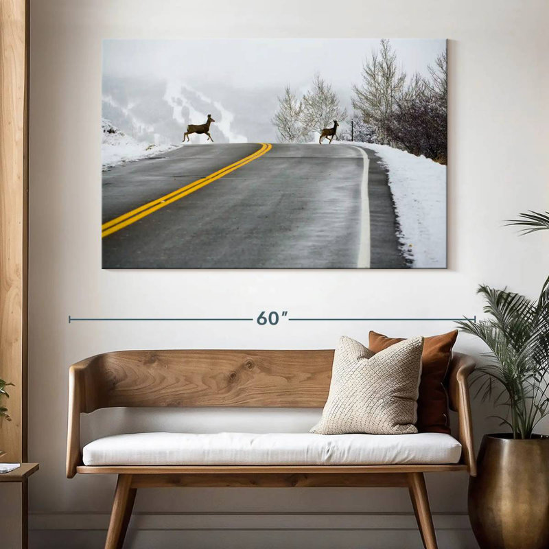 Mehar Deer Crossing Road, H 34 po x l 51 po