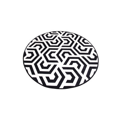 Premium Bathmat, 39.4-Inch Diameter, 100% Polyester, Antiallergic, Dust & Stain Repellent, Non-Slip Underside | Machine Washable at 86°F, 700 GSM | Soft & Durable for Bathroom Safety and Comfort