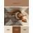 Machine Washable Peirsen Chipmunk Modern Geometric Rug in Beige – Beige Binding-1202085398
